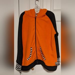 Orange Fox Zip Up Hoodie XL